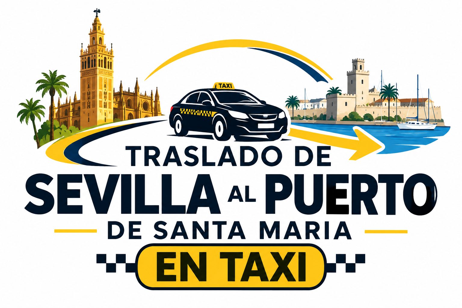 Taxi de Sevilla al Puerto de Santa Maria